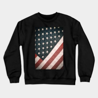 Retro USA Flag Crewneck Sweatshirt